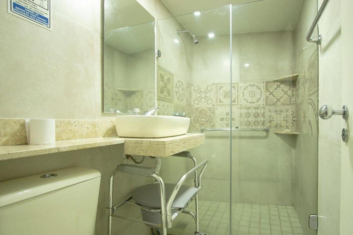 Flat Praia De Copacabana - Pe Na Areia Rio de Janeiro Ngoại thất bức ảnh